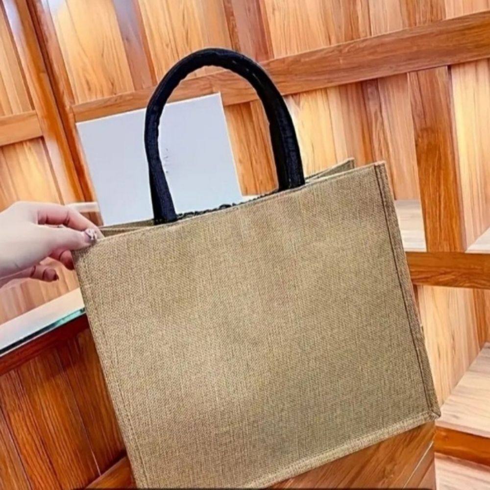 Better Day Burlap Bag - Picture 2 of 6